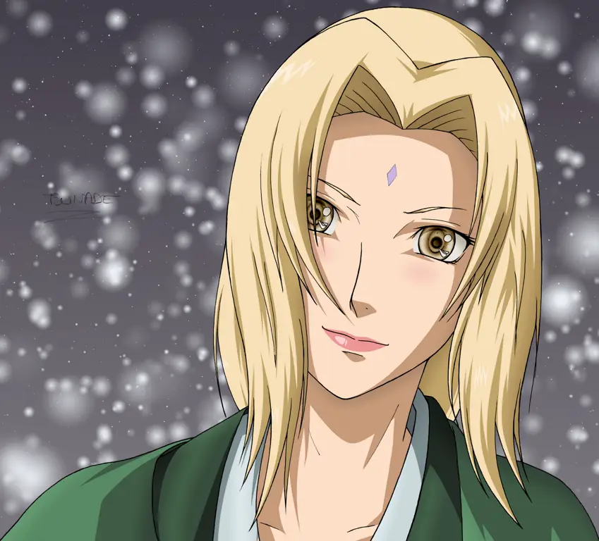 Fan art Tsunade dari serial Naruto