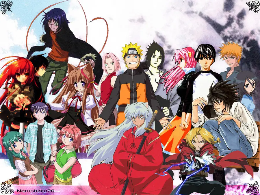 Contoh Fanart Anime Volly Gambar karya seni penggemar yang menampilkan karakter anime berbeda