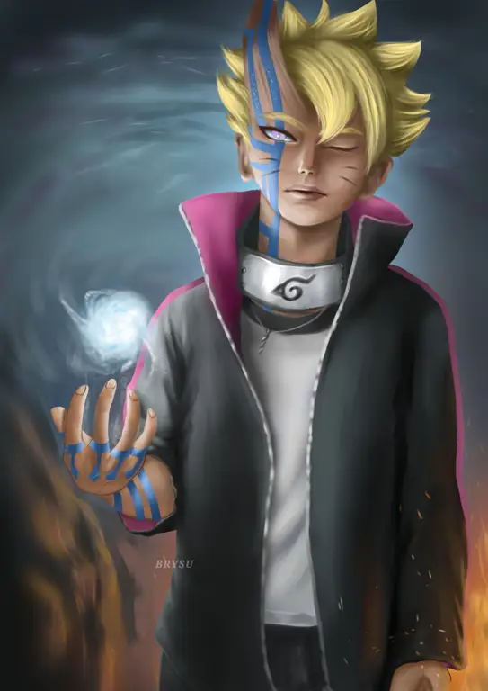 Gambar fanart Boruto yang tidak eksplisit