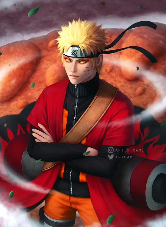 Gambar fanart Naruto yang aman dan legal