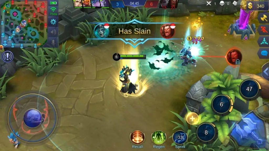 Gameplay game MOBA mobile