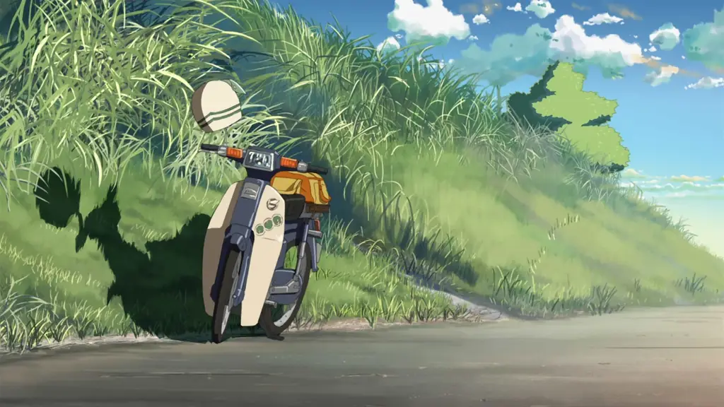 Gaya animasi khas Makoto Shinkai