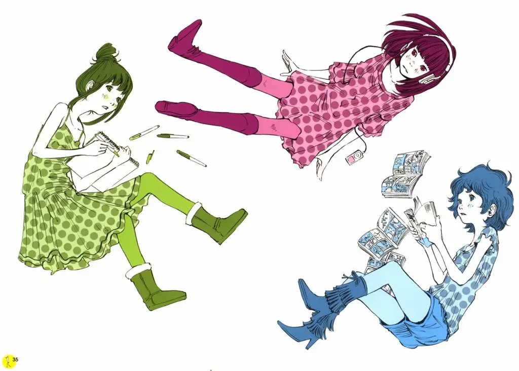 Gaya gambar Inio Asano