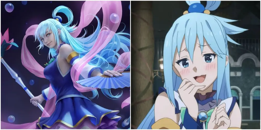 Gaya seni gambar Konosuba