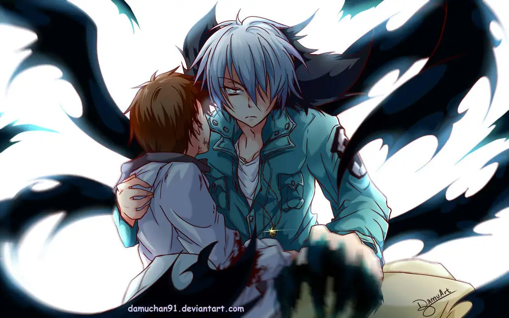 Gambar ilustrasi gaya seni manga Servamp