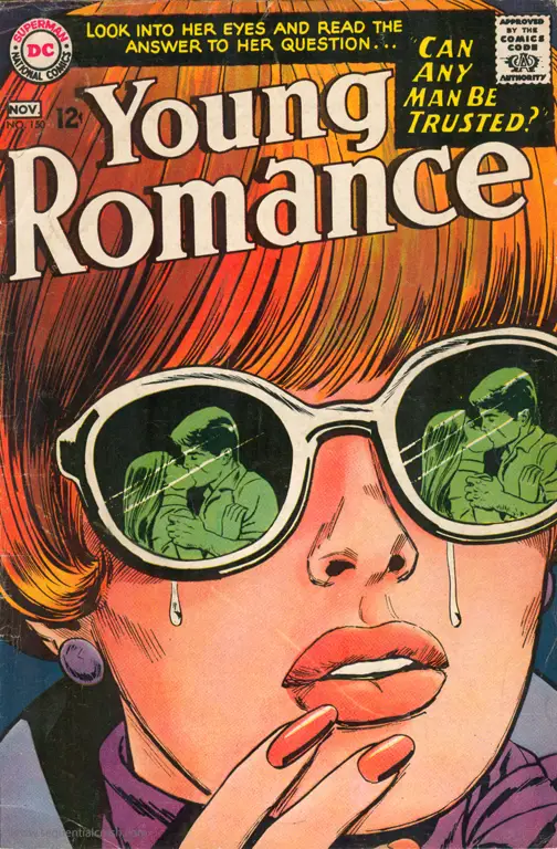 Ilustrasi komik romantis