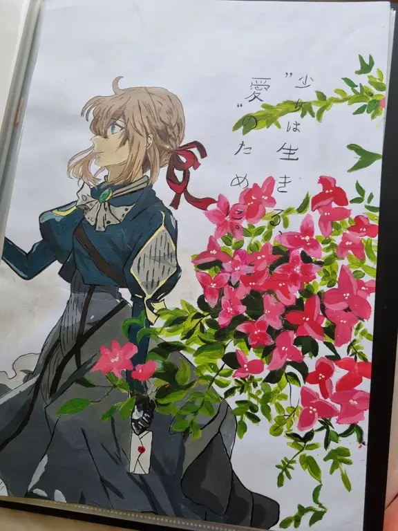 Kaligrafi Violet Evergarden