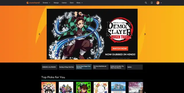 Logo platform streaming anime legal