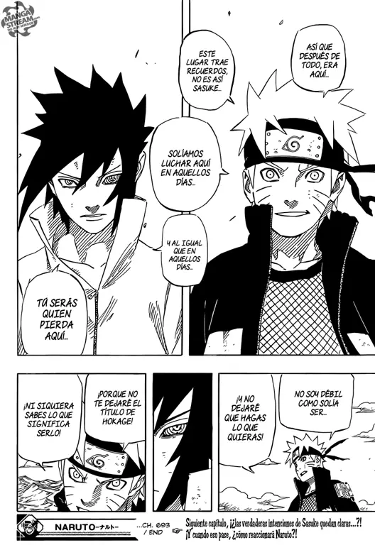 Gambar panel-panel manga Naruto