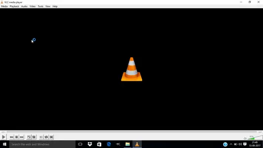 VLC Media Player memutar anime