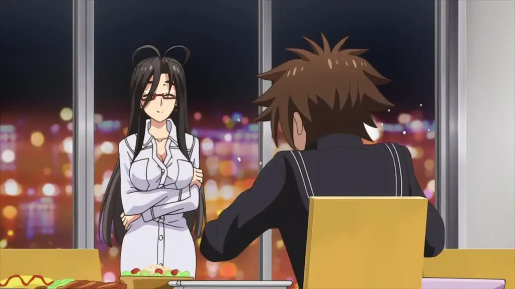 Contoh Platform Streaming Anime Gambar tangkapan layar platform streaming anime yang menampilkan Shinmai Maou no Testament OVA