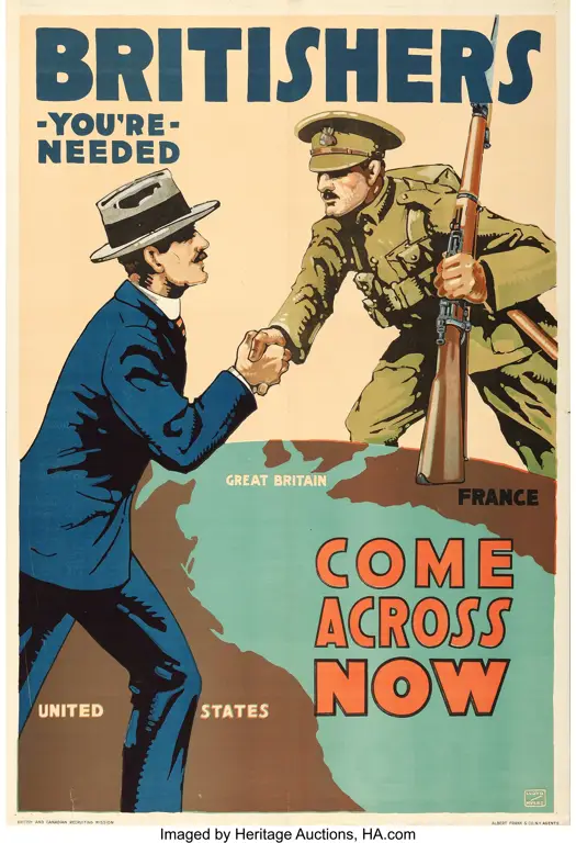 Poster propaganda Perang Dunia I