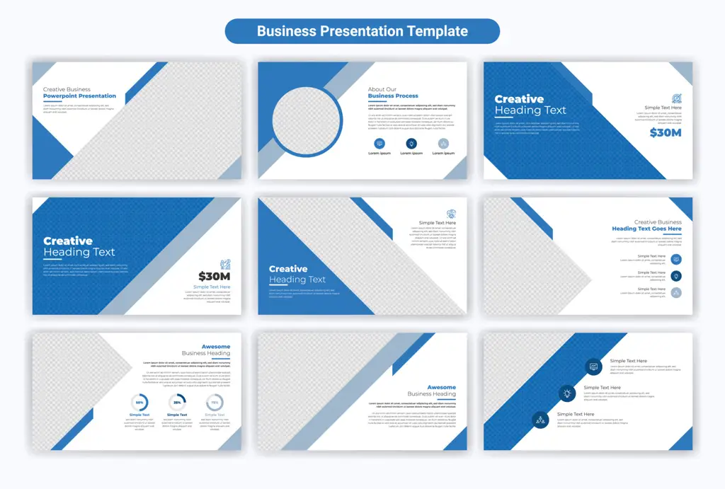 Contoh presentasi PowerPoint profesional