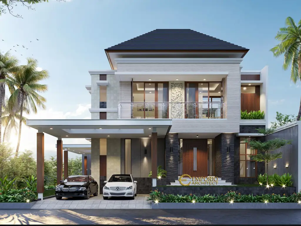 Rumah modern di Bandar Lampung