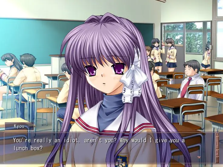 Seni visual novel Clannad yang indah