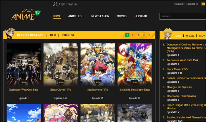 Situs streaming anime Jepang