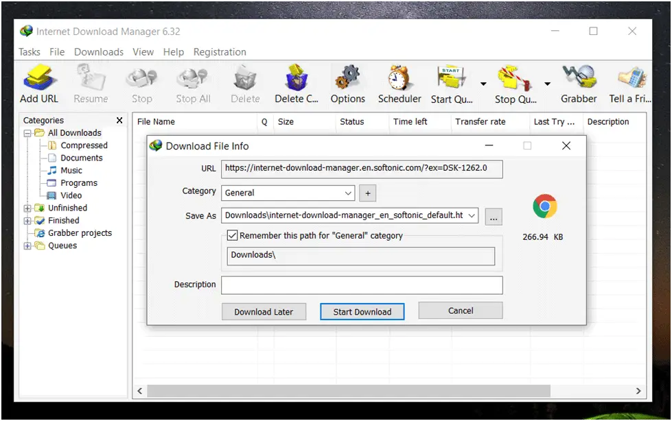 Gambar software download manager