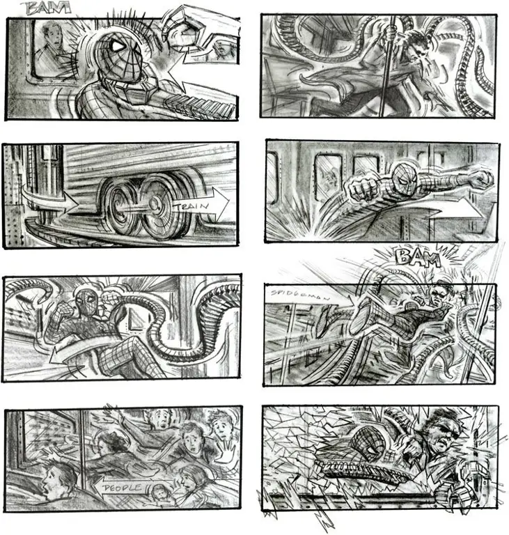 Contoh storyboard animasi 2D