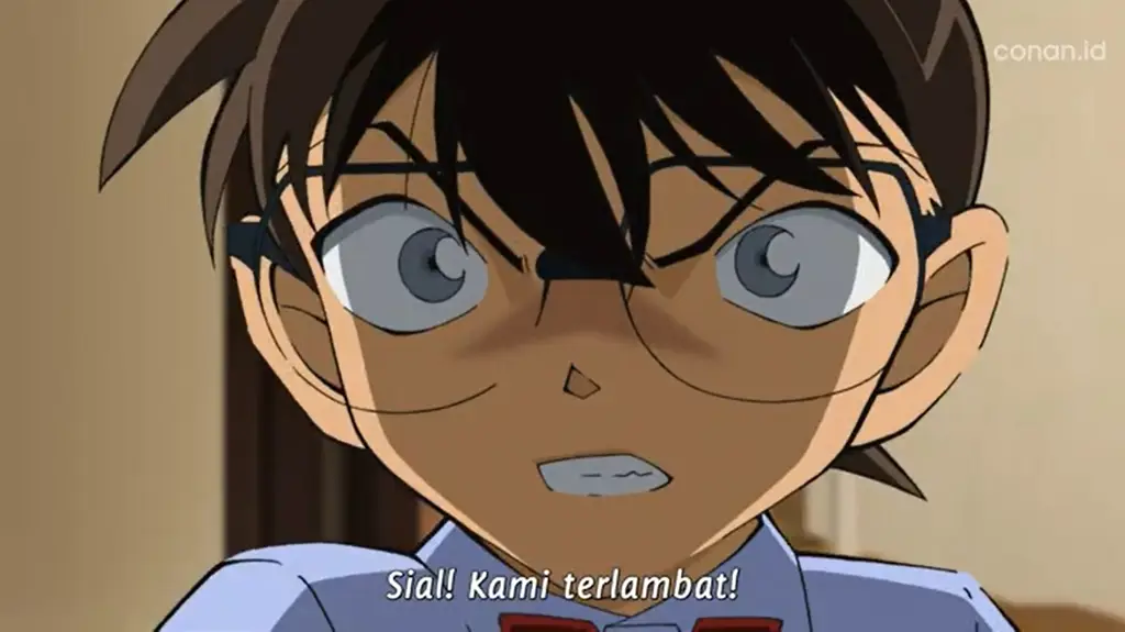 Gambar contoh subtitle Detective Conan yang akurat dan berkualitas tinggi