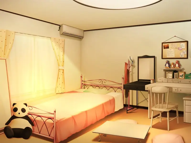 Susunan kamar tidur anime