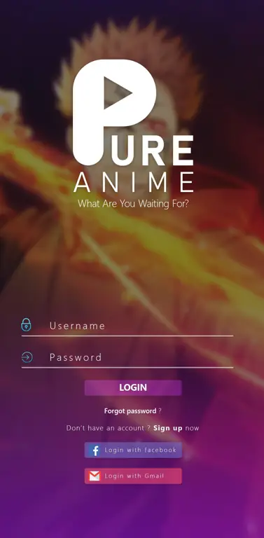 Contoh tampilan antarmuka situs streaming anime Antarmuka situs streaming anime