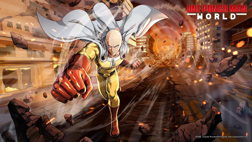 Antarmuka Mangaplus saat membaca One Punch Man