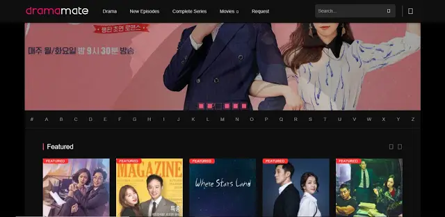 Antarmuka platform streaming drama Korea