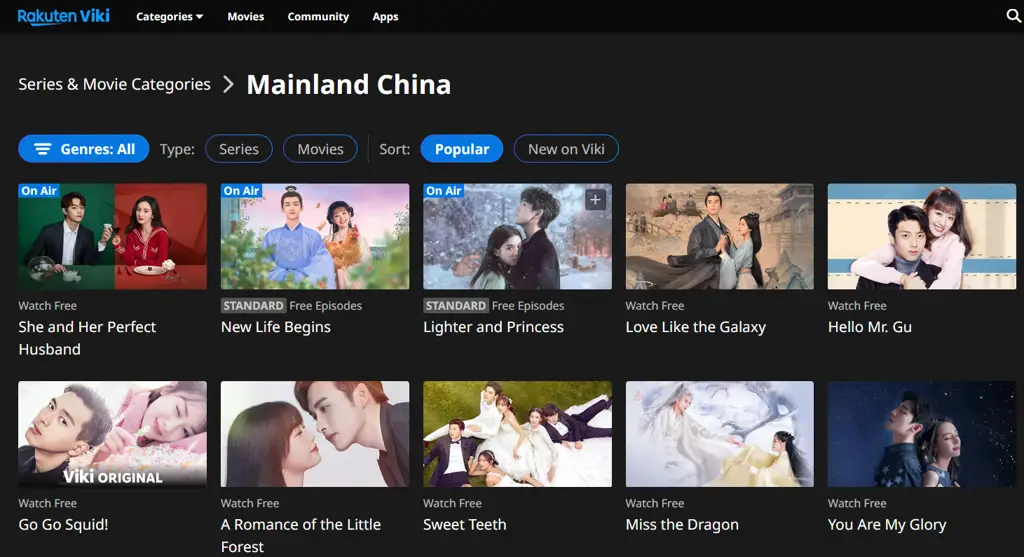 Situs streaming drama China