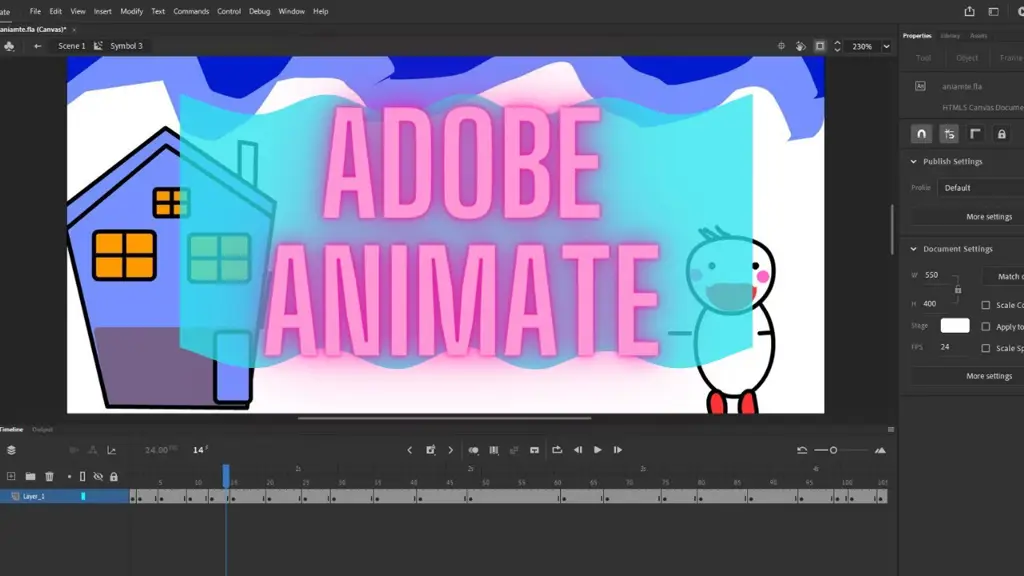 Tutorial Animasi Sederhana di Adobe Animate