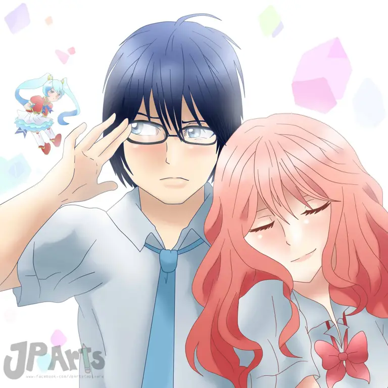 Visual anime 3D Kanojo yang detail