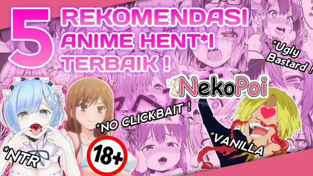 Ilustrasi anime ecchi dengan nuansa hentong