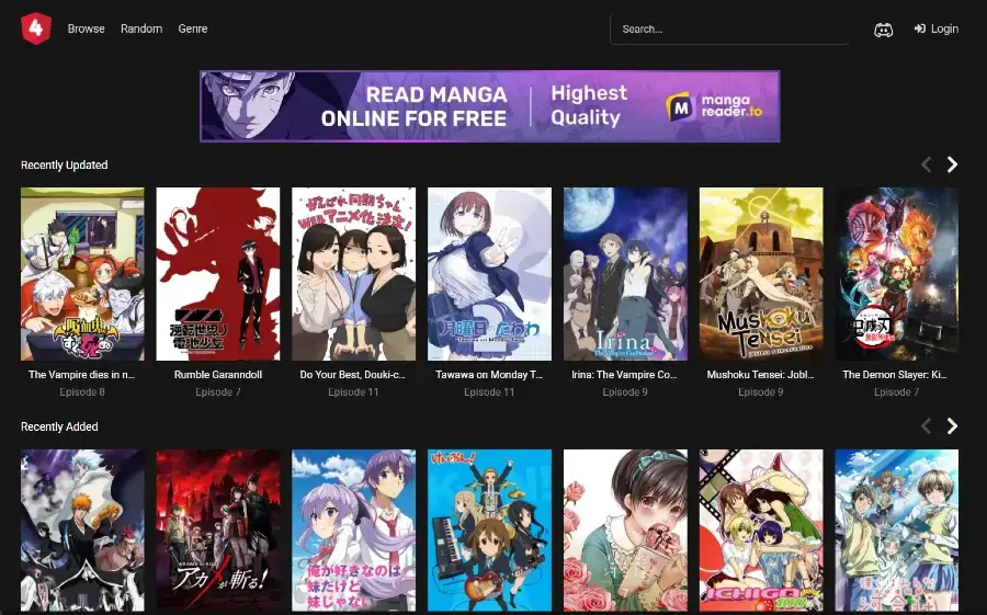 Gambar contoh website download anime yang aman