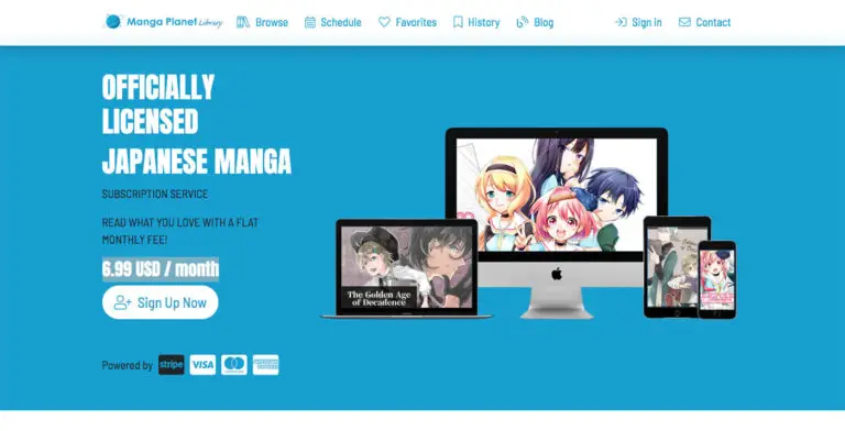 Contoh website manga legal yang menyediakan manga berlisensi Website manga legal dan resmi