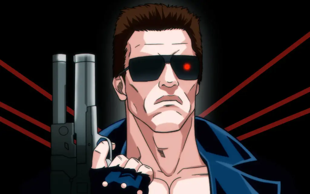 Adegan anime Terminator Zero yang menegangkan