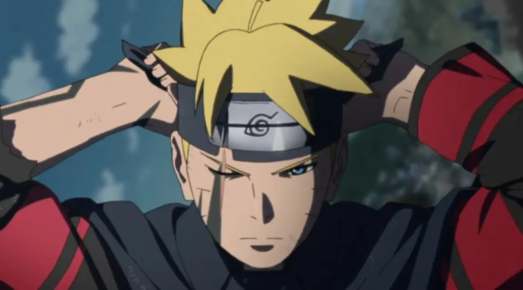 Gambar cuplikan adegan dari anime Boruto