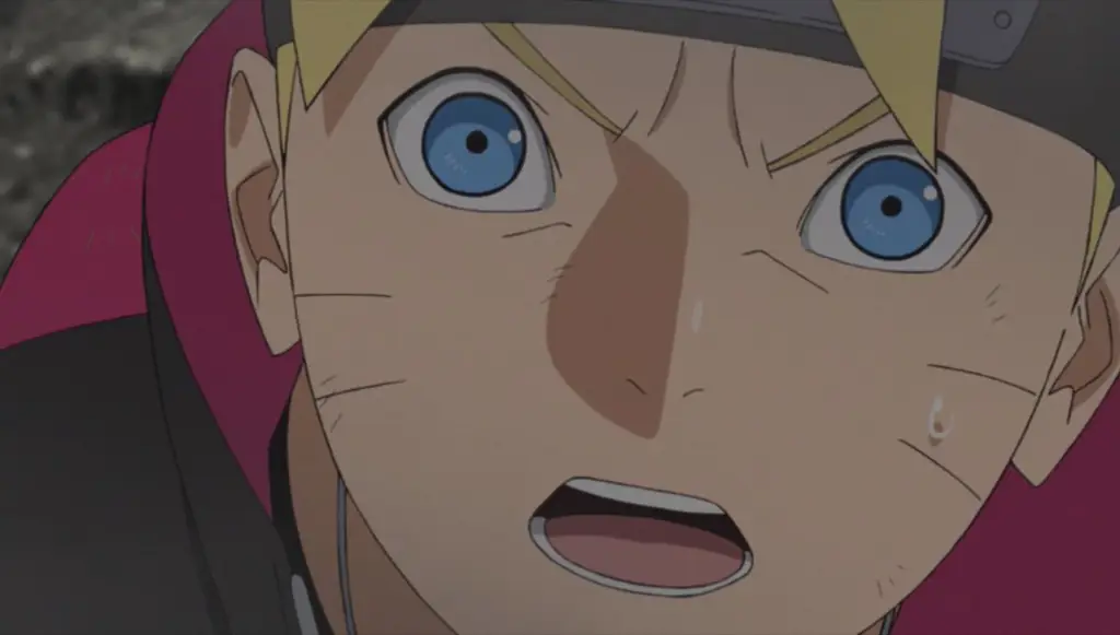 Gambar cuplikan adegan anime Boruto episode 186