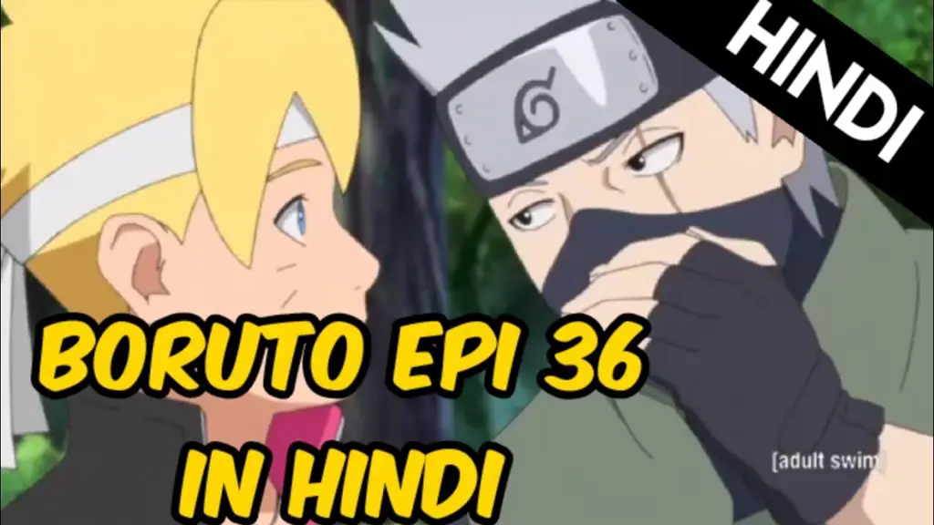 Cuplikan gambar dari episode 36 anime Boruto