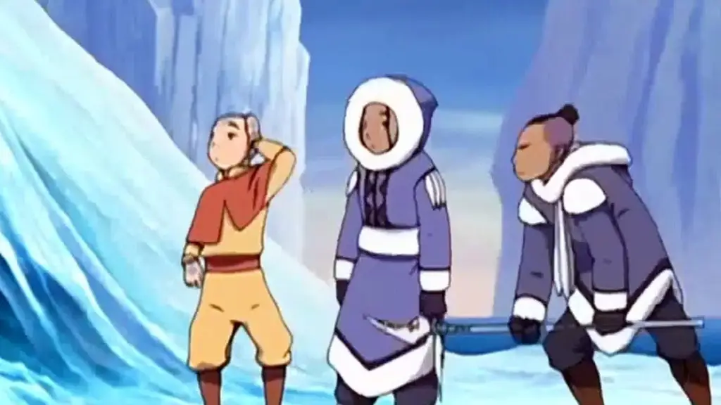 Gambar cuplikan episode pertama Avatar: The Legend of Aang