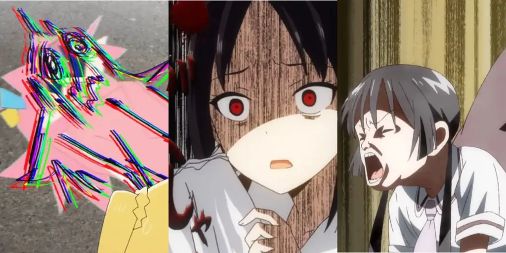 Cuplikan adegan komedi horor dari anime Adegan komedi horor dalam anime