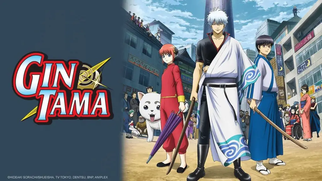 Gambar cuplikan adegan anime Gintama