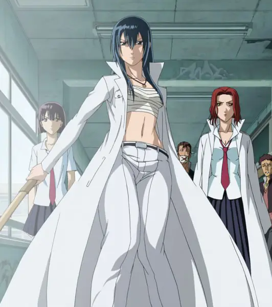 Screenshot dari anime Beelzebub episode 3.