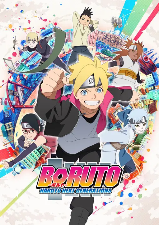 Screenshot adegan dari anime Boruto