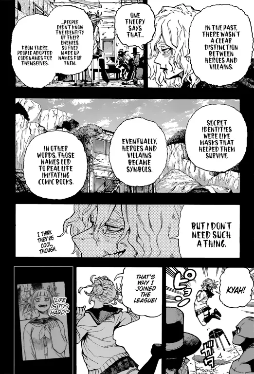 Panel-panel penting dari My Hero Academia chapter 393