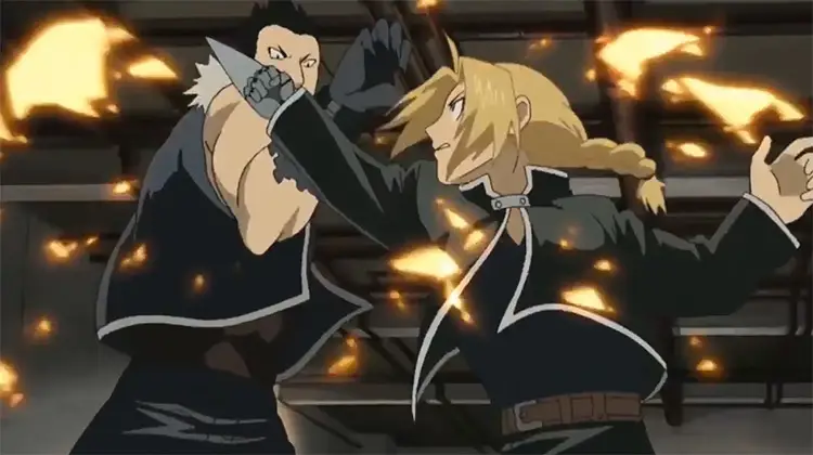 Adegan menegangkan dalam anime One Out