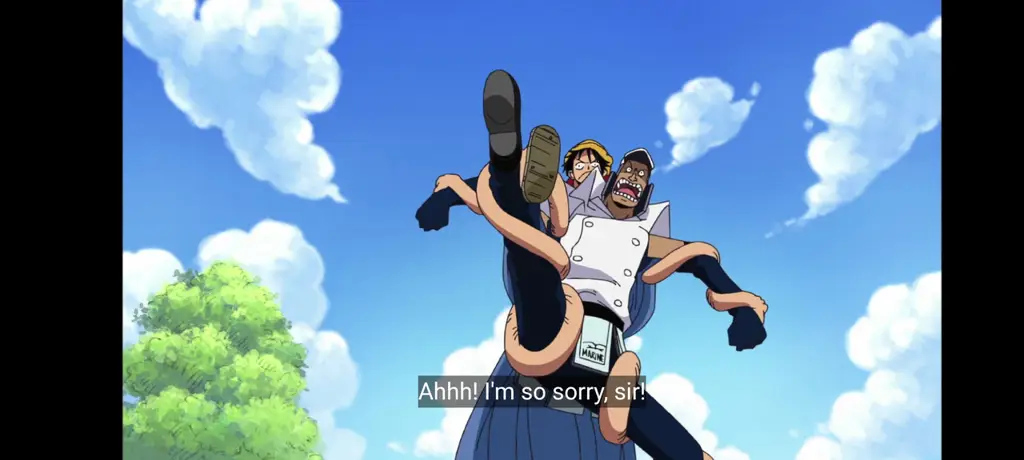 Gambar-gambar cuplikan dari One Piece episode 265.