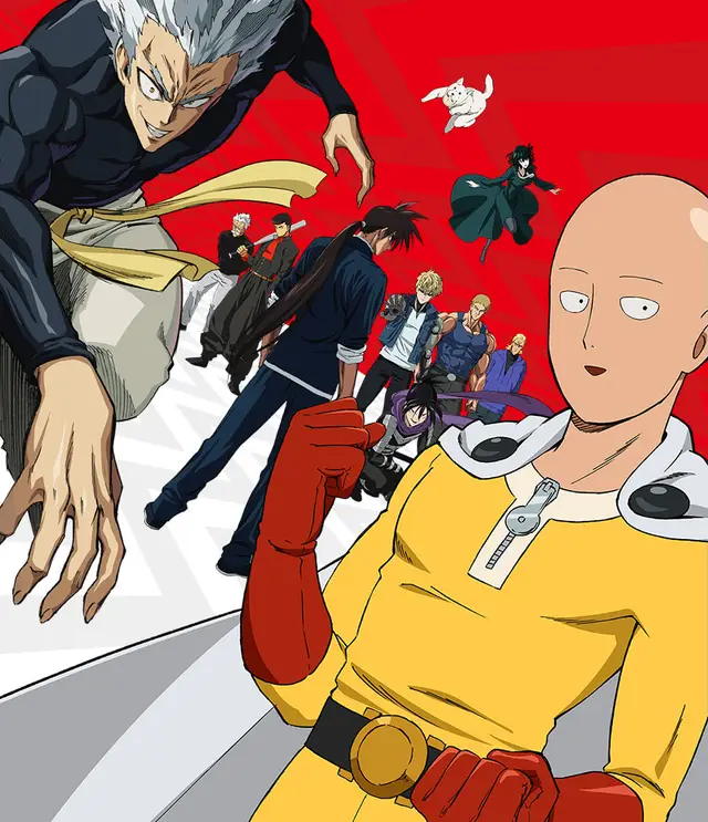 Ilustrasi karya seni dari One Punch Man OVA 2