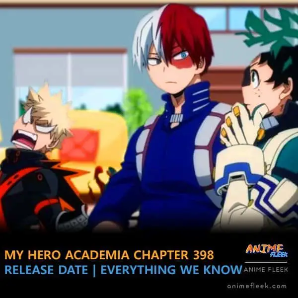 Cuplikan adegan penting dari Chapter 398 Momen-momen penting di Boku no Hero Academia Chapter 398
