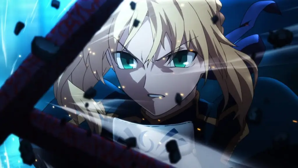 Adegan pertarungan dalam anime Fate Zero