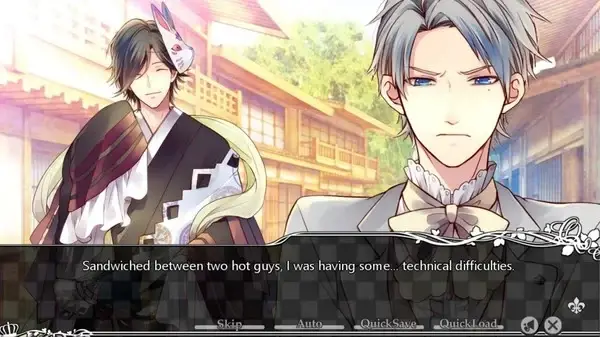 Adegan romantis dalam game otome