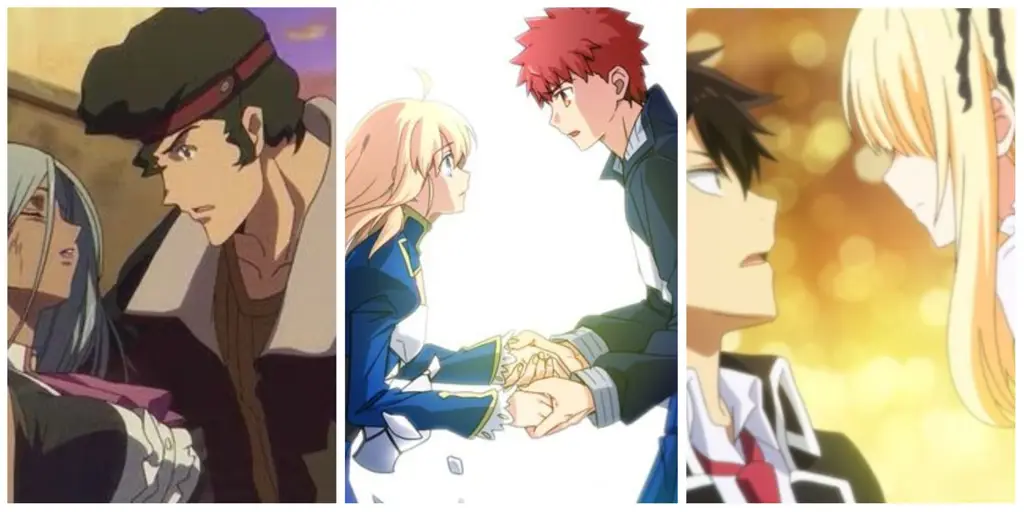 Adegan romantis anime cinta terlarang